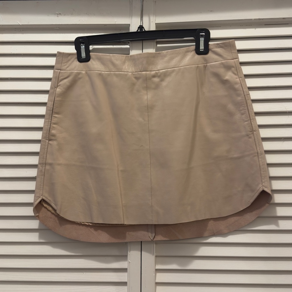 Karina Grimaldi Pink Leather Skirt! Size M!